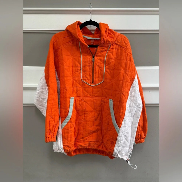 NWOT FP Movement Trapped in Paradise Colorblock Hoodie Pullover - Picture 9 of 9